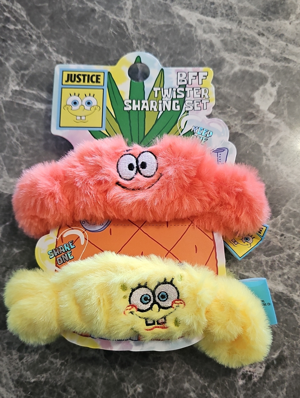 2 BFF Twisters Sponge Face And Patrick Face
